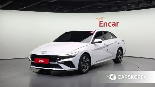 Hyundai The New Avante (CN7) 2023 Белый из Кореи