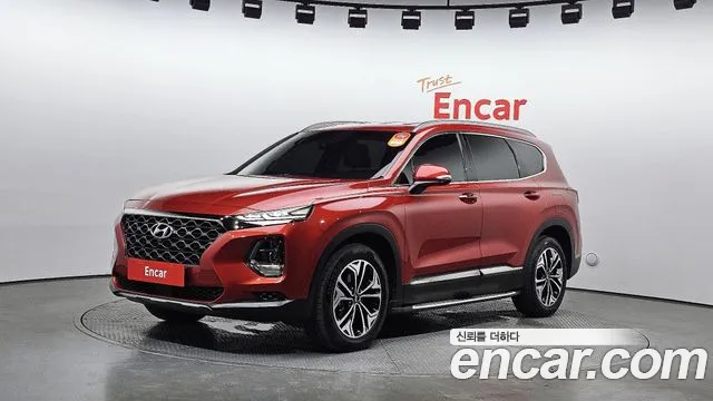 Hyundai Santa Fe TM 2018 Красный из Кореи