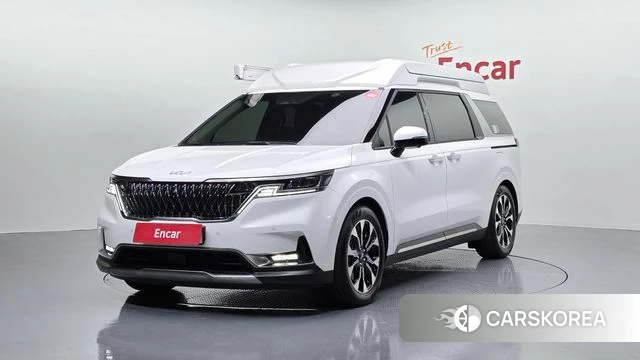 Kia Carnival 4th generation 2021 Белый из Кореи
