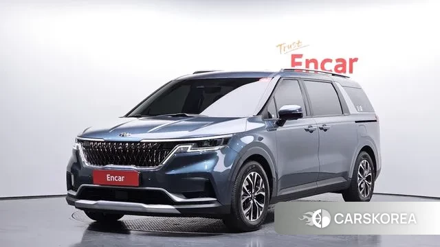Kia Carnival 4th generation 2020 Небесно-голубой из Кореи