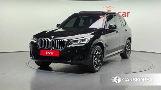 BMW X3 (G01) 2022 Черный из Кореи