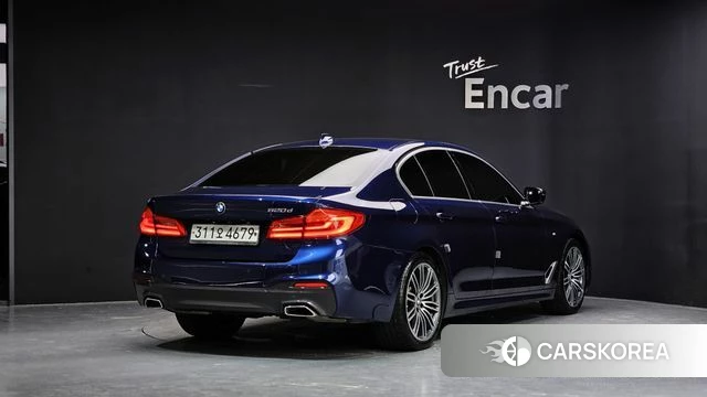 BMW 5 Series (G30) 2020 Синий из Кореи