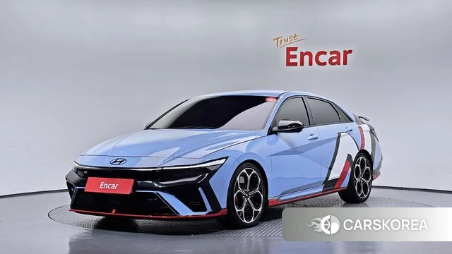 Hyundai The New Avante (CN7) 2024 Небесно-голубой из Кореи