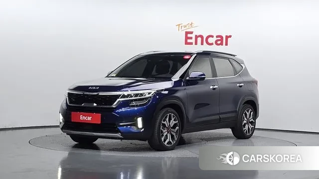 Kia Seltos 2021 Синий из Кореи