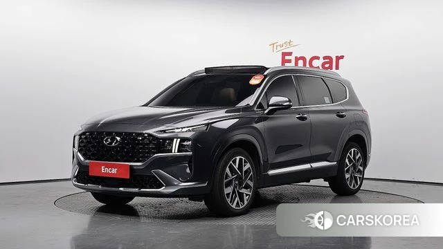 Hyundai The New Santa Fe 2021 Серый из Кореи