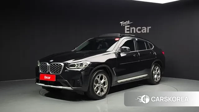 BMW X4 (G02) 2022 Черный из Кореи