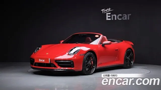 Porsche 911(992) 2022 Красный из Кореи