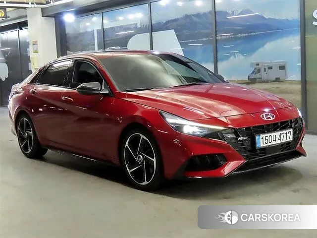 Hyundai Avante (CN7) 2020 Красный из Кореи
