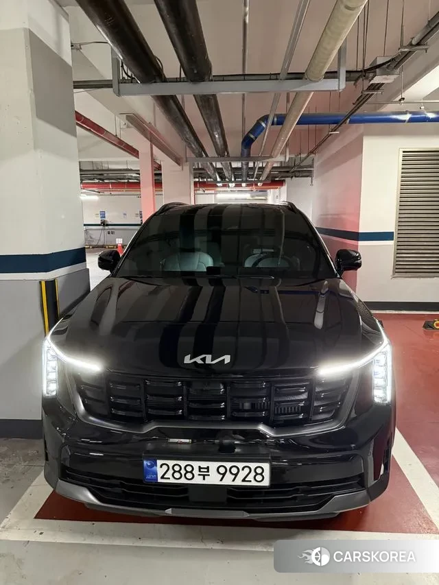 Kia The New Sorento 4th Generation 2023 Черный из Кореи