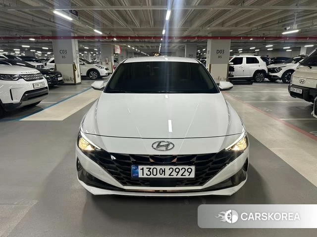 Hyundai Avante (CN7) 2020 Белый из Кореи