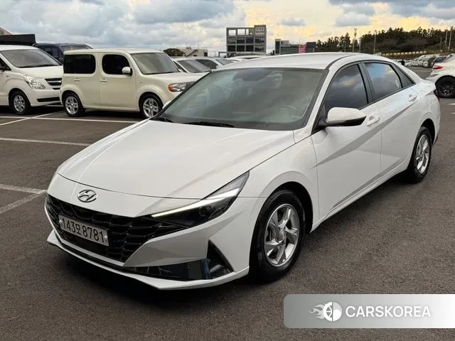 Hyundai Avante (CN7) 2021 Белый из Кореи