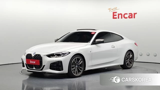 BMW 4 Series (G22) 2021 Белый из Кореи