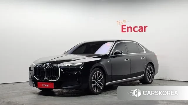 BMW 7 Series (G70) 2024 Черный из Кореи