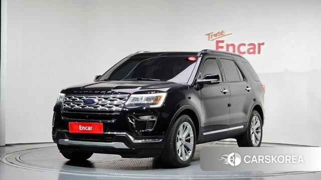 Ford Explorer 2018 Черный из Кореи