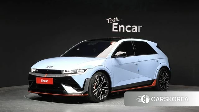 Hyundai Ionic 5 2023 Небесно-голубой из Кореи