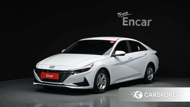 Hyundai Avante (CN7) 2023 Белый из Кореи
