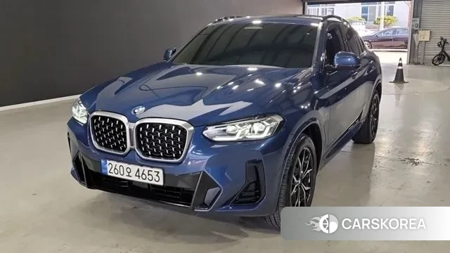 BMW X4 (G02) 2022 Синий из Кореи