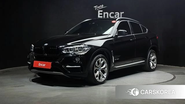 BMW X6 (F16) 2018 Черный из Кореи