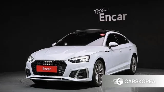 Audi A5 (F5) 2020 Белый из Кореи