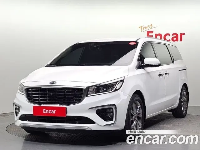 Kia The New Carnival 2019 Белый из Кореи