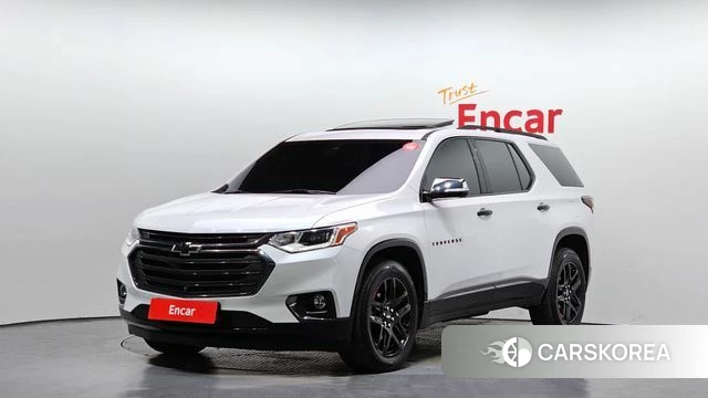 Chevrolet (GM Daewoo) Traverse 2020 Белый из Кореи