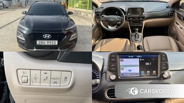 Hyundai Kona 2018 Черный из Кореи