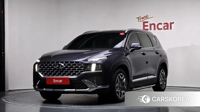 Hyundai The New Santa Fe 2021 Серый из Кореи