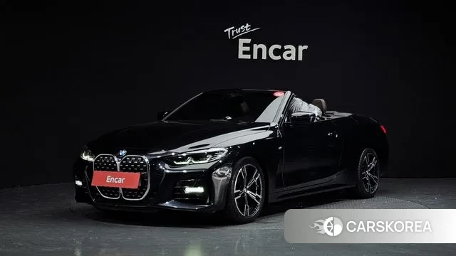 BMW 4 Series (G22) 2023 Черный из Кореи