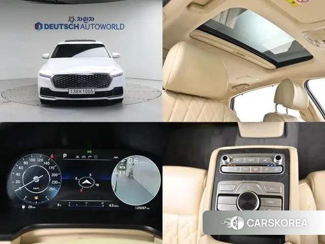 Kia The New K9 2nd generation 2021 Белый из Кореи