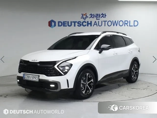 Kia Sportage 5th Generation Hybrid 2023 Белый из Кореи