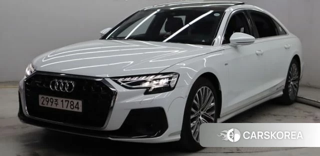 Audi A8 (D5) 2022 Белый из Кореи