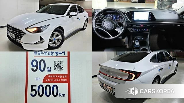 Hyundai Sonata (DN8) 2019 Белый из Кореи