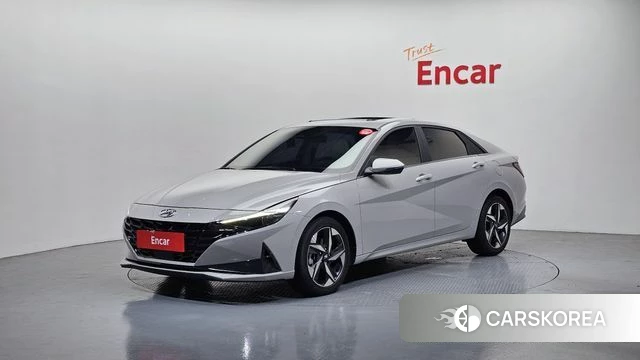 Hyundai Avante (CN7) 2022 Серебряный из Кореи