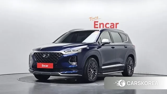 Hyundai Santa Fe TM 2018 Синий из Кореи