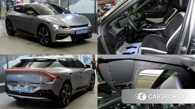 Kia EV6 2021 Серый из Кореи