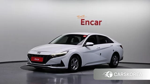 Hyundai Avante (CN7) 2021 Белый из Кореи