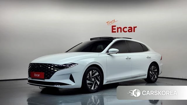 Hyundai The New Grandeur IG Hybrid 2021 Белый из Кореи