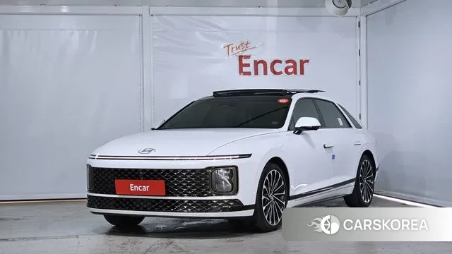 Hyundai Grandeur Hybrid (GN7) 2023 Белый из Кореи