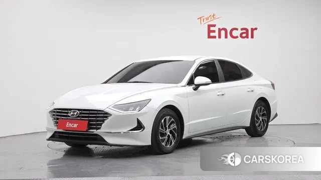 Hyundai Sonata Hybrid (DN8) 2021 Белый из Кореи