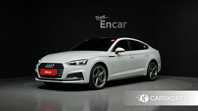 Audi A5 (F5) 2019 Белый из Кореи