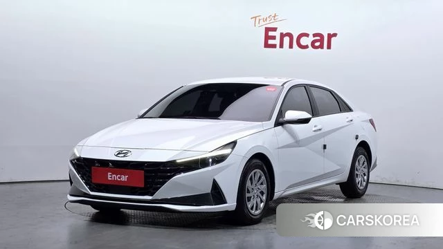 Hyundai Avante (CN7) 2021 Белый из Кореи