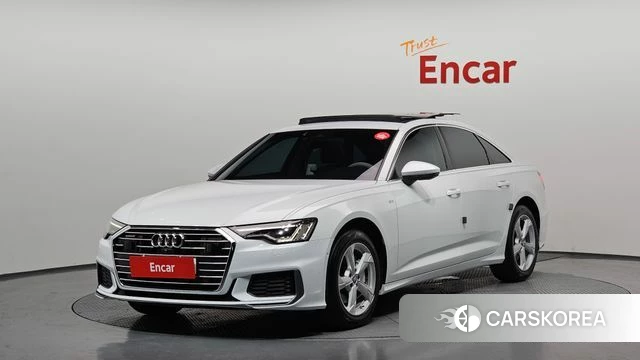 Audi A6 (C8) 2020 Белый из Кореи
