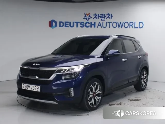 Kia Seltos 2021 Синий из Кореи
