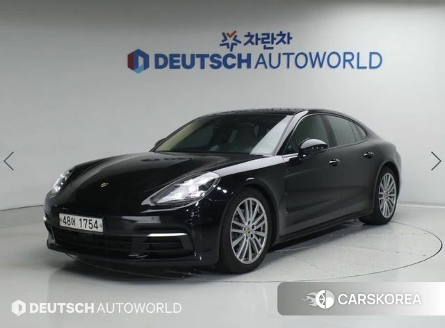 Porsche Panamera (971) 2018 Черный из Кореи