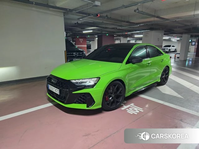 Audi RS3 (8Y) 2025 Зеленый из Кореи