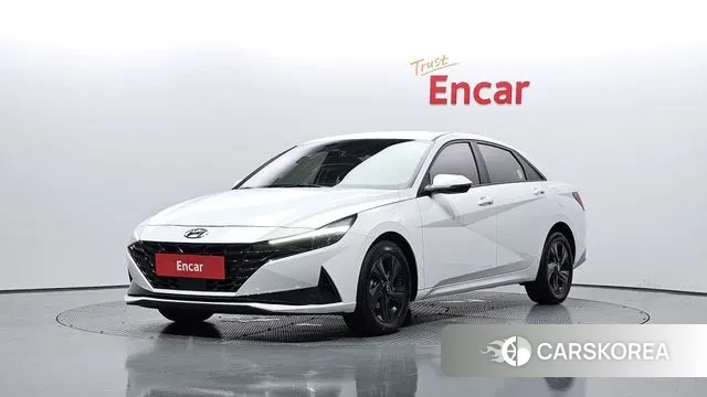 Hyundai Avante (CN7) 2022 Белый из Кореи