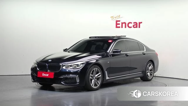 BMW 7 Series (G11) 2018 Черный из Кореи