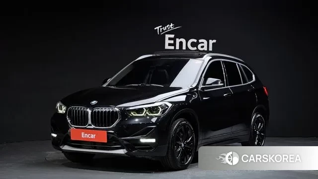 BMW X1 (F48) 2019 Черный из Кореи
