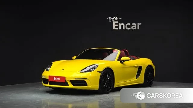 Porsche 718 Boxster 2022 Желтый из Кореи