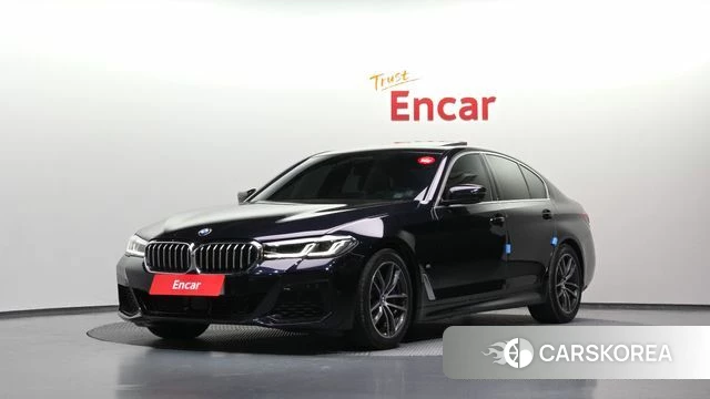 BMW 5 Series (G30) 2023 Черный из Кореи